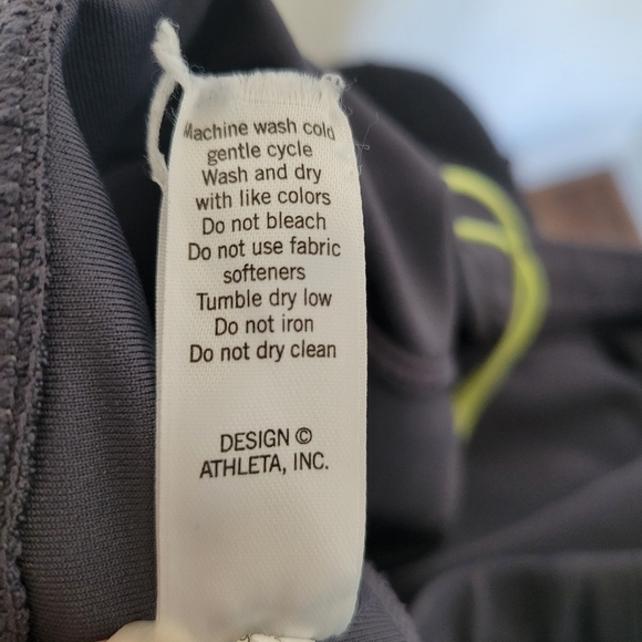 Athleta Gray Runabout Activewear Straight Leg Pants Size MP - Picture 7 of 12